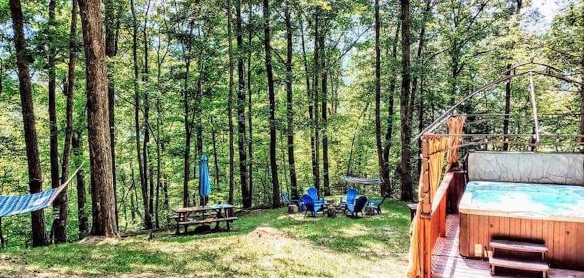 Trailseeker Cabin W King Bed Hot Tub At Red River Gorge Natural Bridge Stanton Eksteriør billede